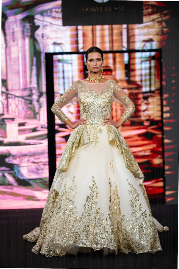 Exclusive Dress Designer Net Gown For Women Floral Bride Gown Indian  Wedding Reception Gown Pakistani Suit