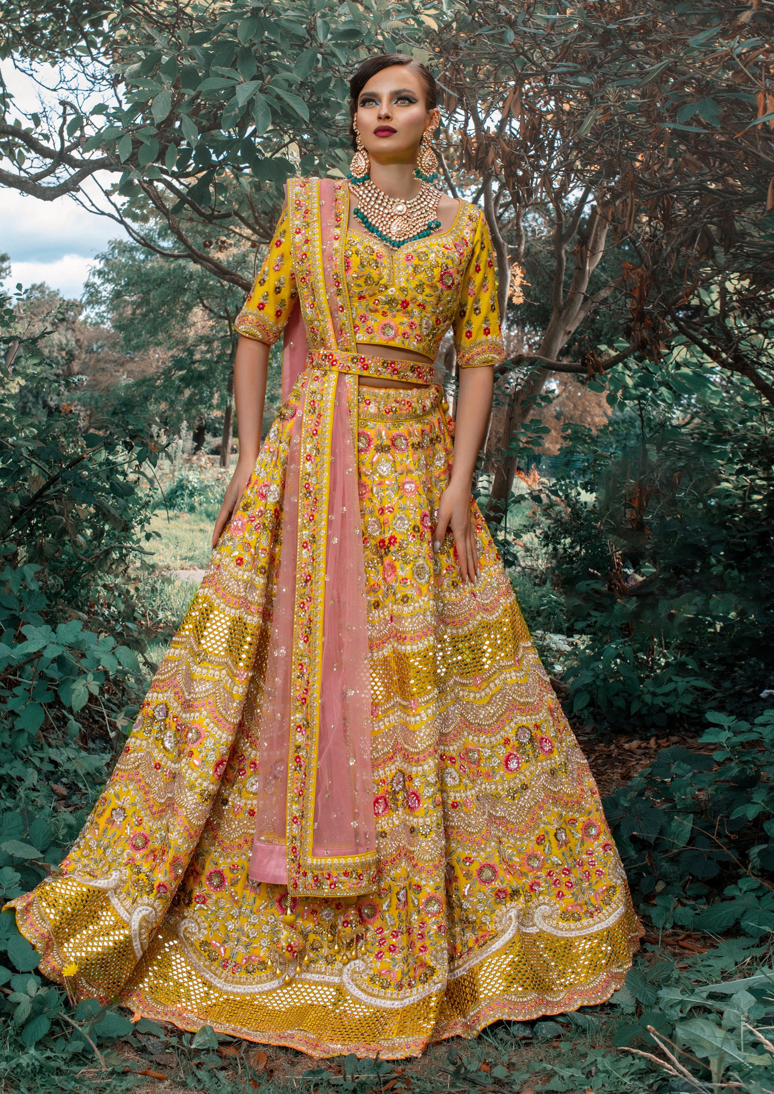 Bright lehenga choli discount
