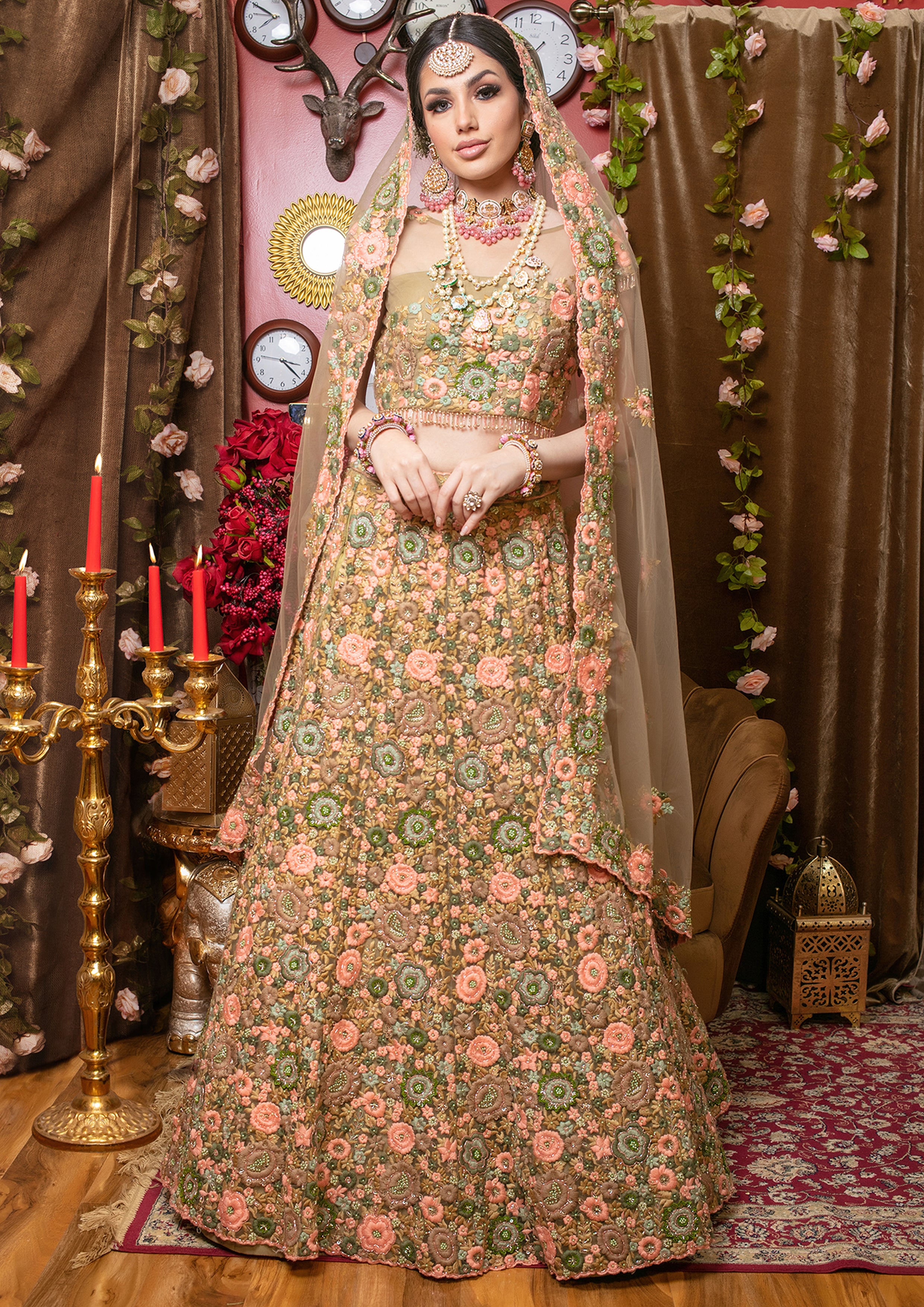 Indian wedding dress lehenga on sale