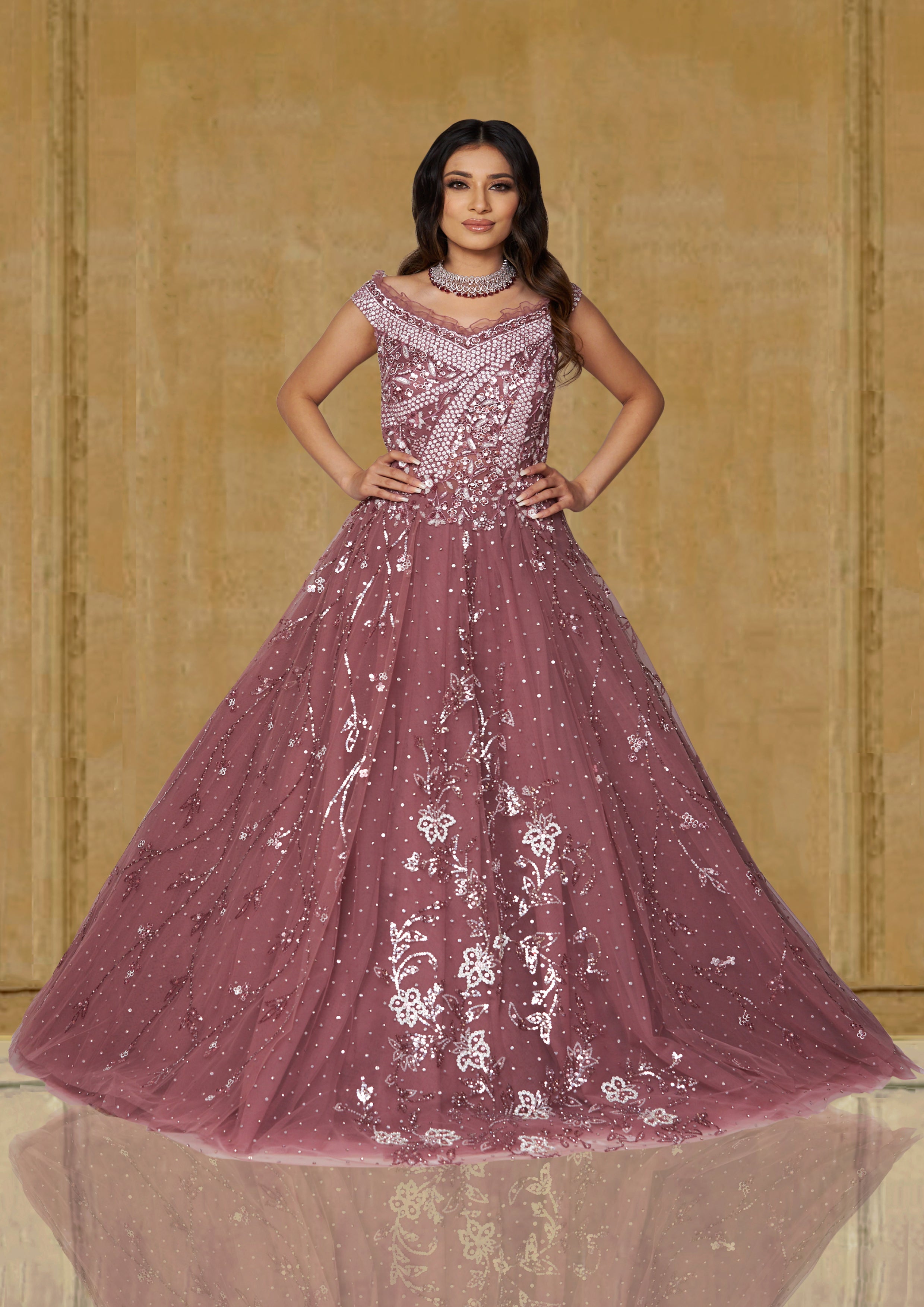 Reception hot sale party gown