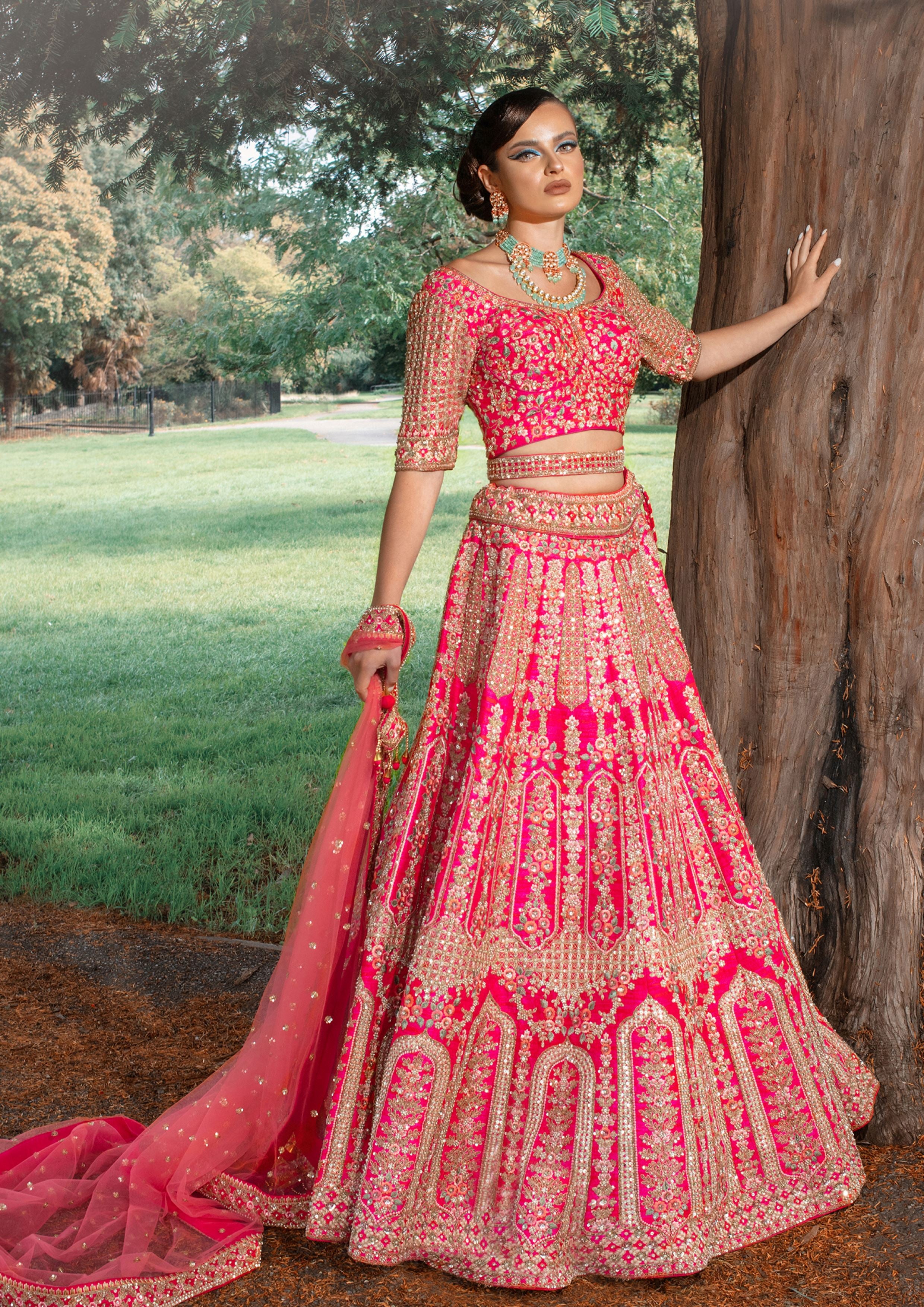 Pink Party Wear For Indian Wedding Party Pink Gown For Wedding